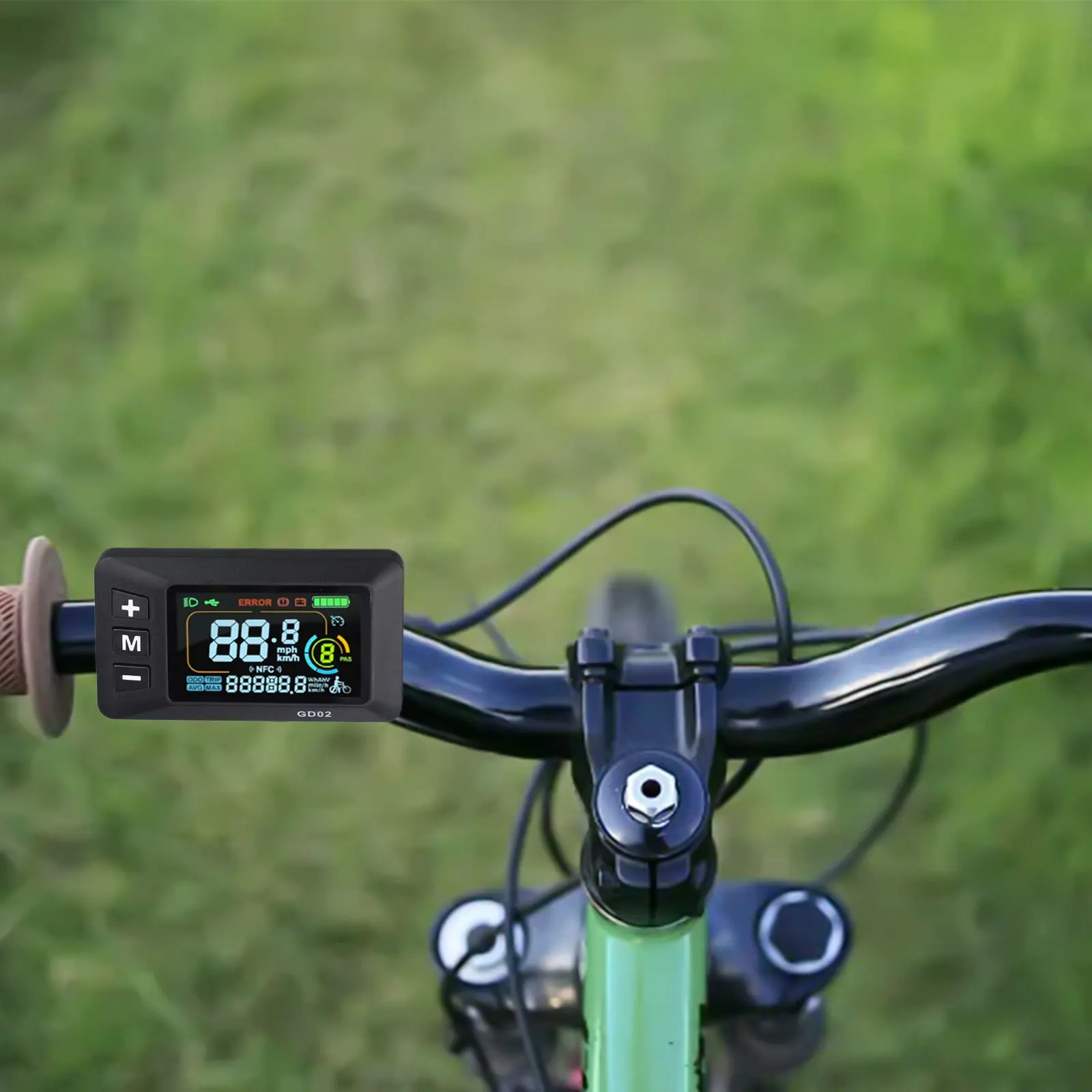 

82.02mm*48.02mm Smart LCD Display LCD Display For Electric Scooter Electric Scooter Large LCD Screen Riding Safety