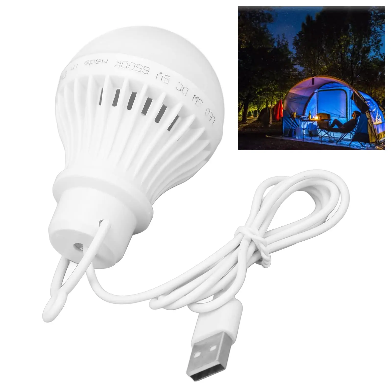 2pcs DC5V Led Lantern Camp Light Lamp Usb lampadina di emergenza lampada a sospensione per tenda per barbecue riparazione di pesca fuori porta attrezzatura da campeggio