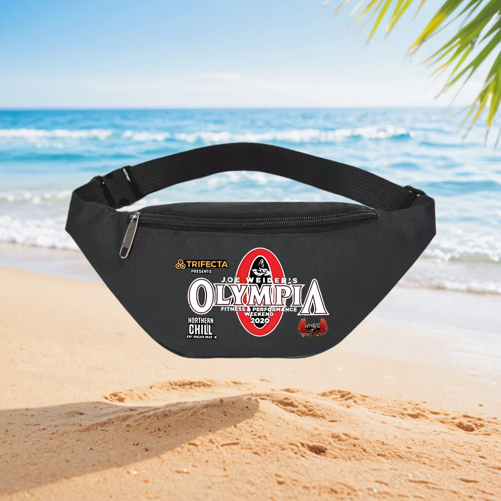 

Joe Weider's Olympia Fitness Weekend 2020 Trifecta Presents Northern Chill Waist Backpack Crossbody Chest Bag Street Casual Spor