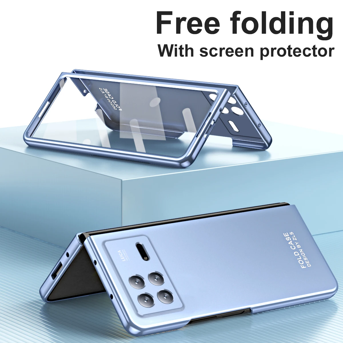 For Xiaomi MIX Fold 3 Case Hinge Armor Plating 360 Full-Bod Camera Screen Protector Phone Cover For MIX Fold 3 Case Shockproof