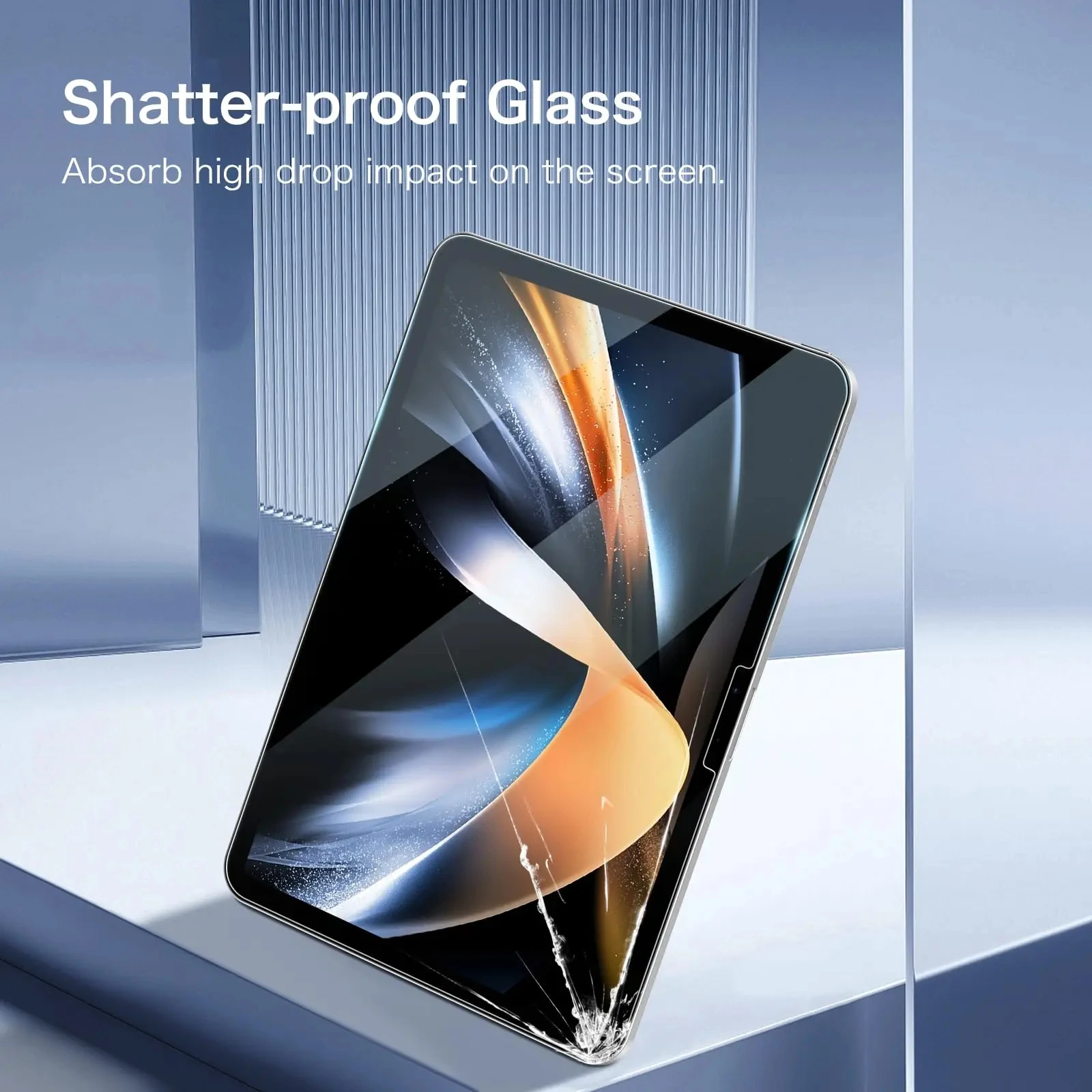 Screen Protector for iPad Pro 11 inch 2025 2024 (M5 / M4) Tempered Glass Film and Camera Lens Protector 9H hardness Anti Scratch view 6