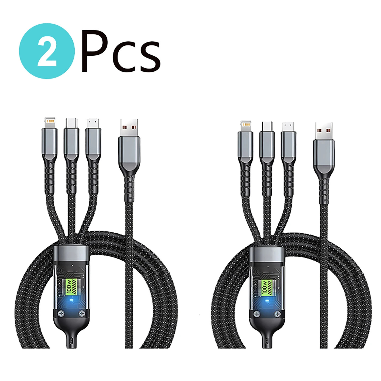 1/2PCS 3 In 1 100W … - image