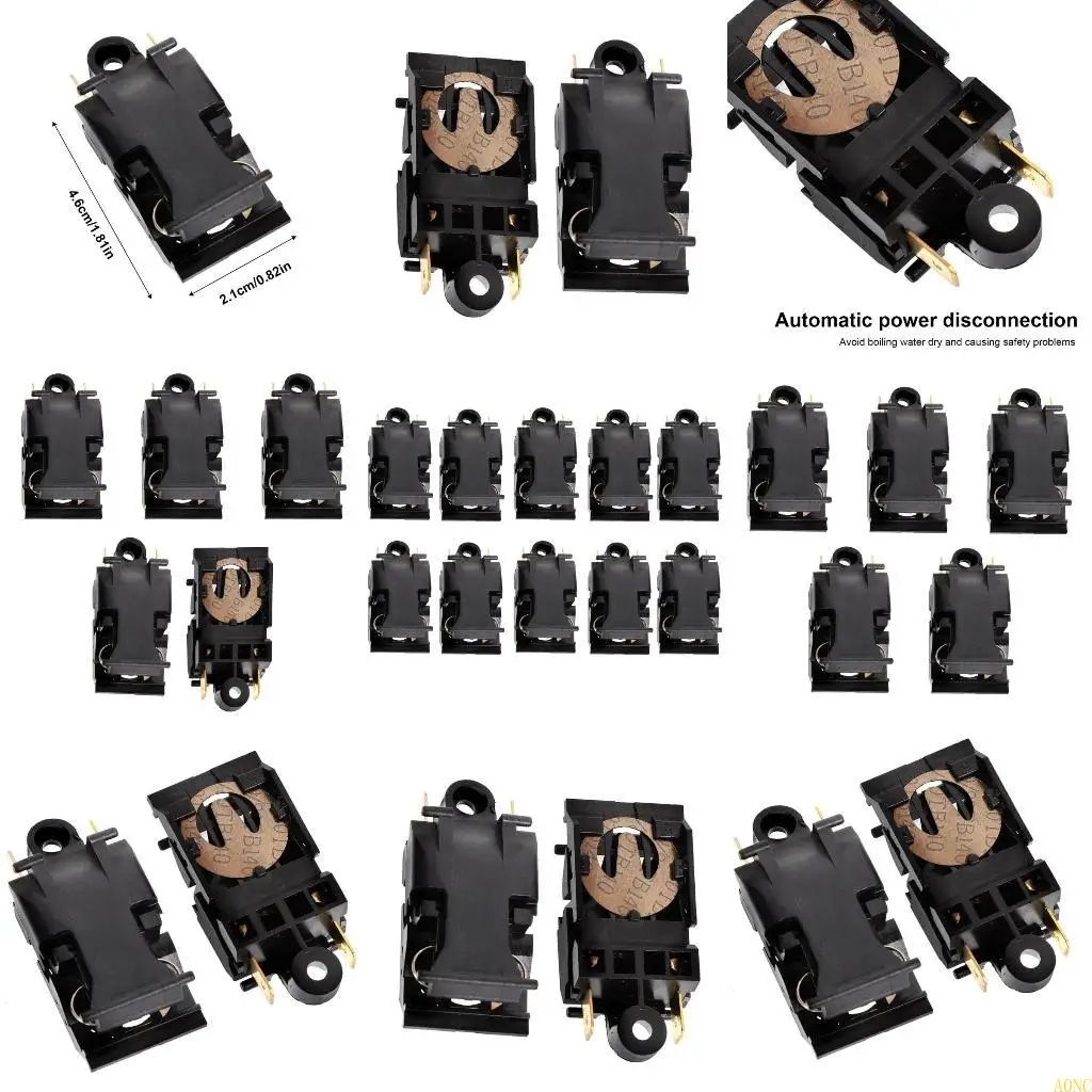 A0NC Plastic Handle Button زر التبديل درجة حرارة التبديل جزء استبدال الغلاية