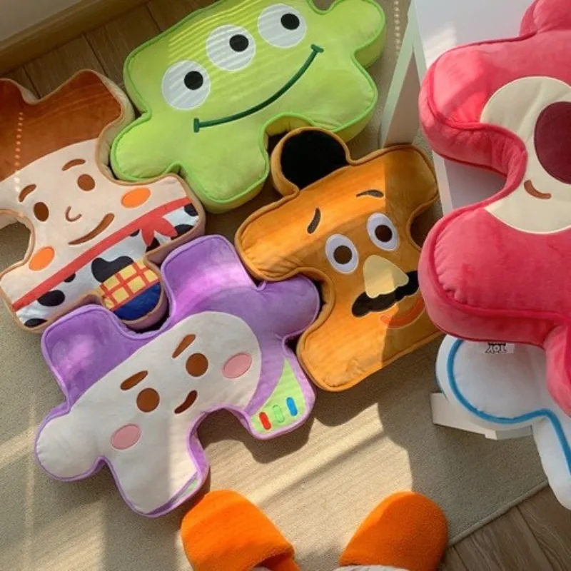 

Disney Kawaii Toy Story Вуди плюшевая подушка Базз Лайтер инопланетянин милая плюшевая подушка-головоломка аниме подушка праздничный подарок