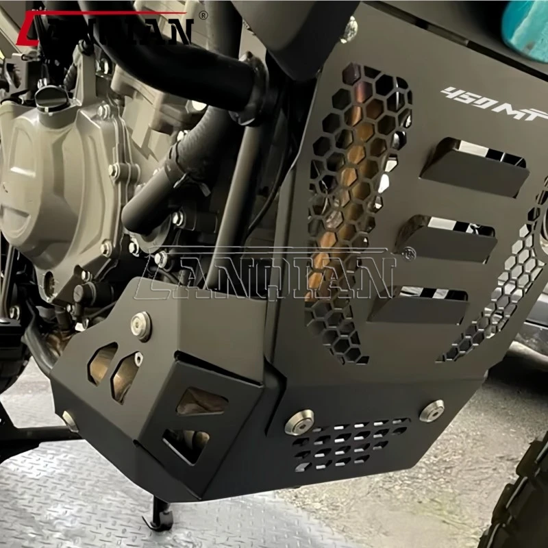 For CFMOTO 450MT Ibex 450 MT 2024 - 2027 450 MT Parts Skid Plate Bash Belly Pan Engine Cover Protector Motorcycle Radiator Guard