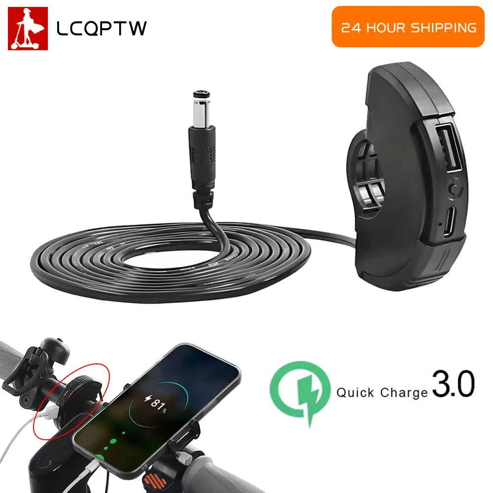 

Для Ninebot F20/F25/F30/F40 E-Scooter USB зарядное устройство руль быстрая зарядка водонепроницаемый монтажный кронштейн зарядное устройство для телефона