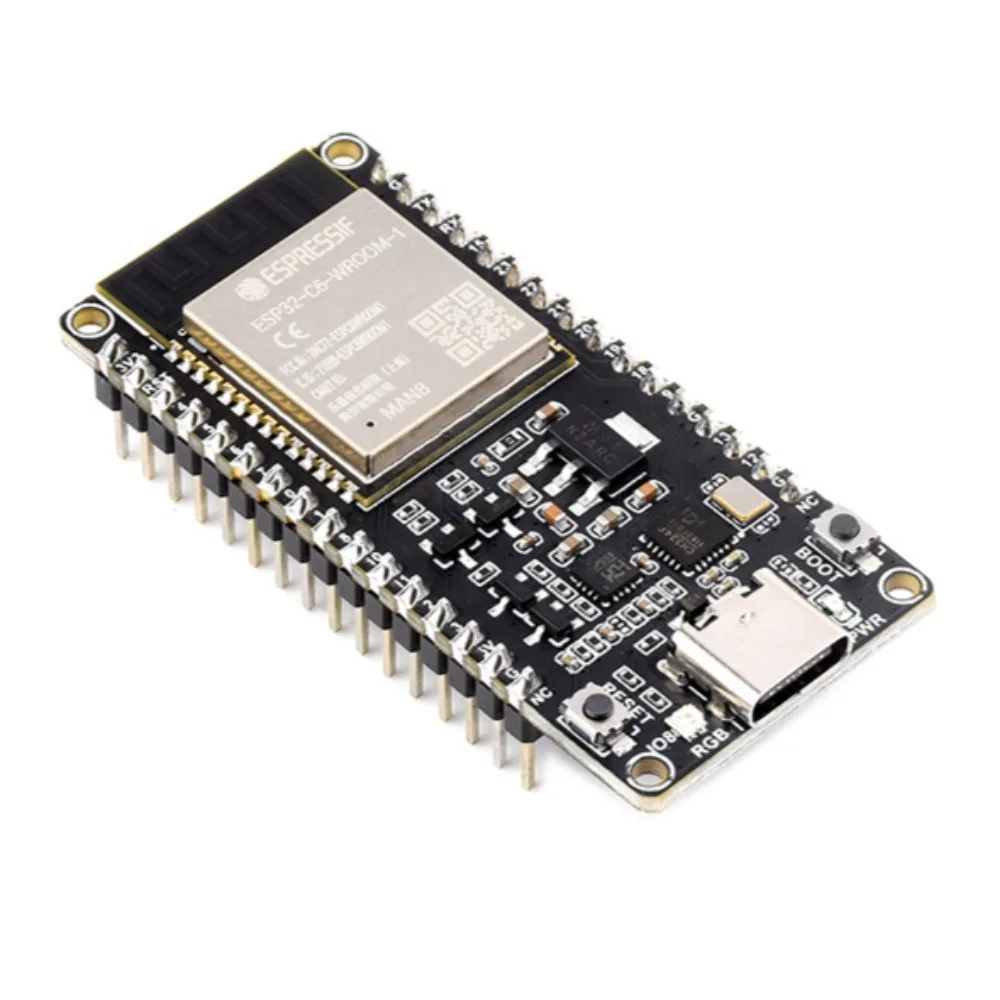 ESP32-C6 Microcontroller WiFi 6 Development Board 160MHz Single Core Processor Support USB/UART