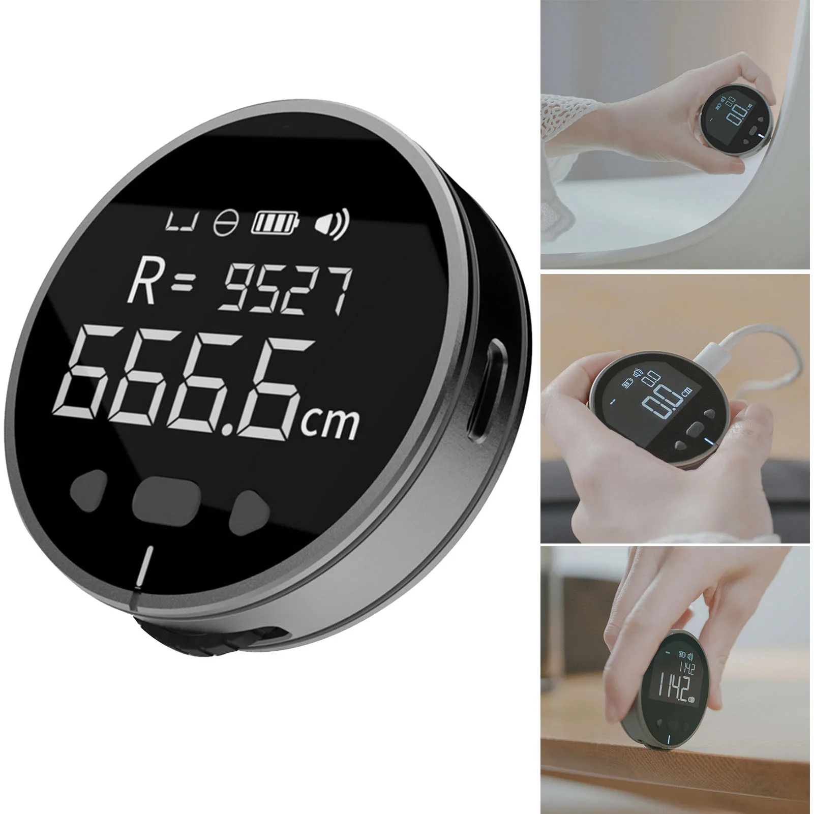 Professional Digital Tape Measure Retractable Measuring Cord for Tailoring Sewing Fitness Body Sizing Home Tool Durable
