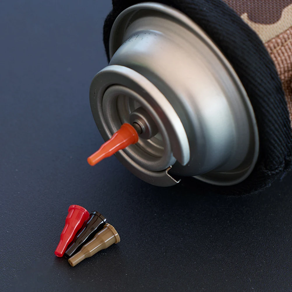 10 قطعة محول فوهة البيوتان تحويل خزان الكاسيت إلى خزان قابل للنفخ موصل فوهة الغاز لملء مسدس رش أخف #3