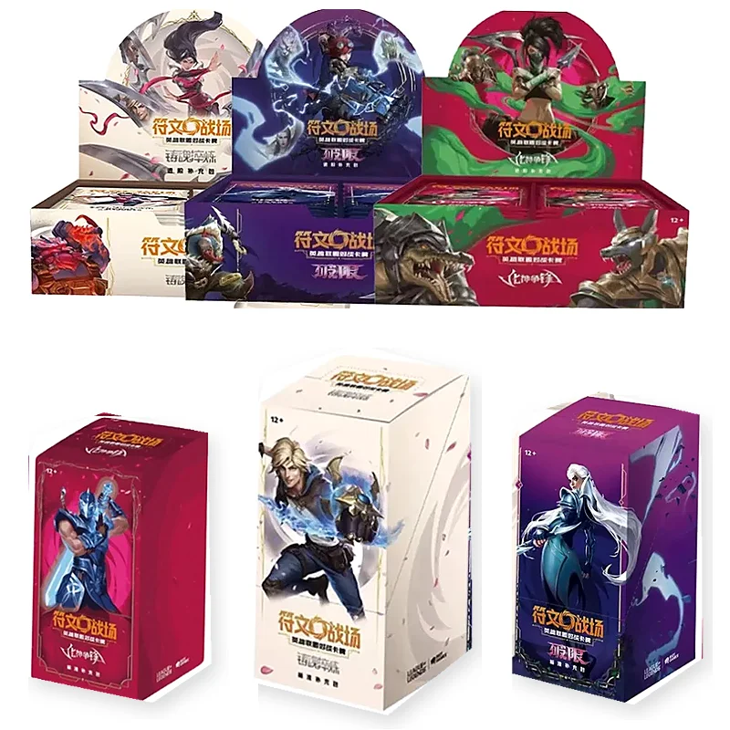 Image of Original Shining Soul Riftbound: League of Legends Sammelkarten Vol.4 Spiel LOL Ergänzungs-Pack Vorgruppen-Set Box-Karten