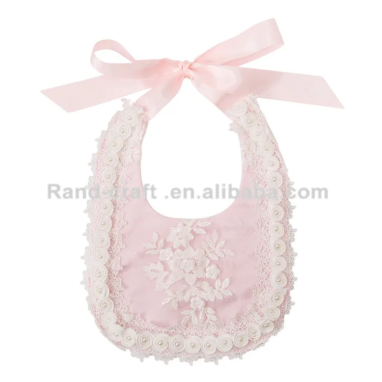 New Design Fancy Soft Colorful Lace Baby Bibs OEM Service Sustainable 70% Cotton & 30% Polyester,polyester / Cotton Support RAND