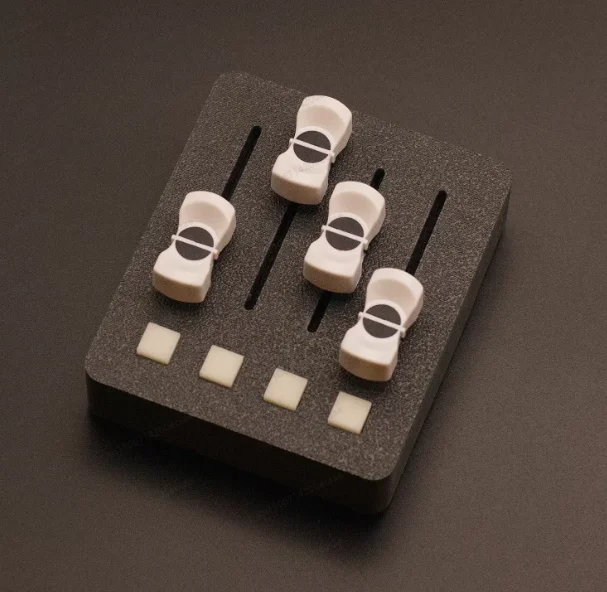 EM-PO2 MIDI Controller – 4 Faders + 4 Buttons for Digital Audio Workstation Music Production & Streaming Control