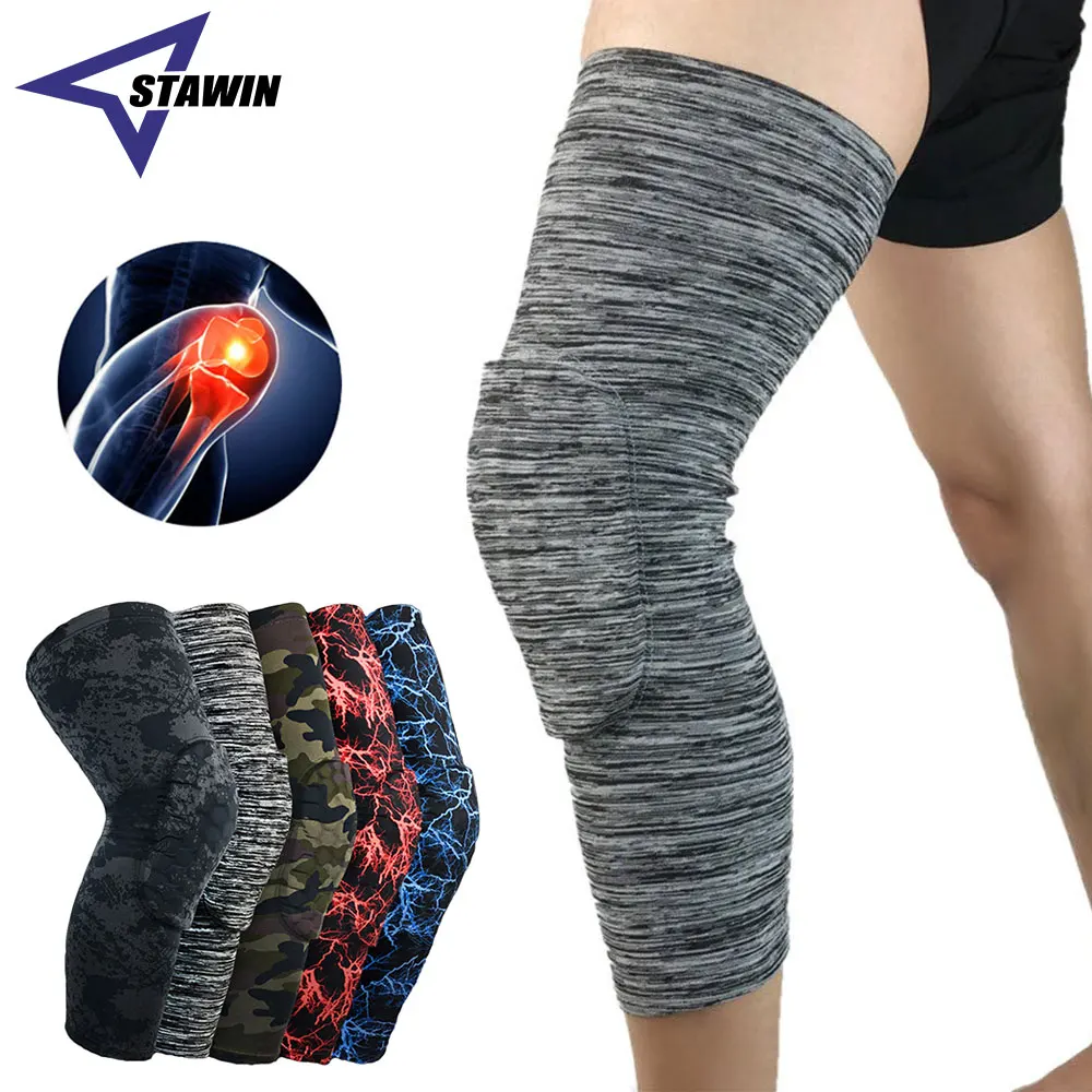 

1 PCS Knee Compression Sleeves, Knee Pads Leg Sleeve for Basketball Volleyball Football and All Contact Sports Kids Youth Adult