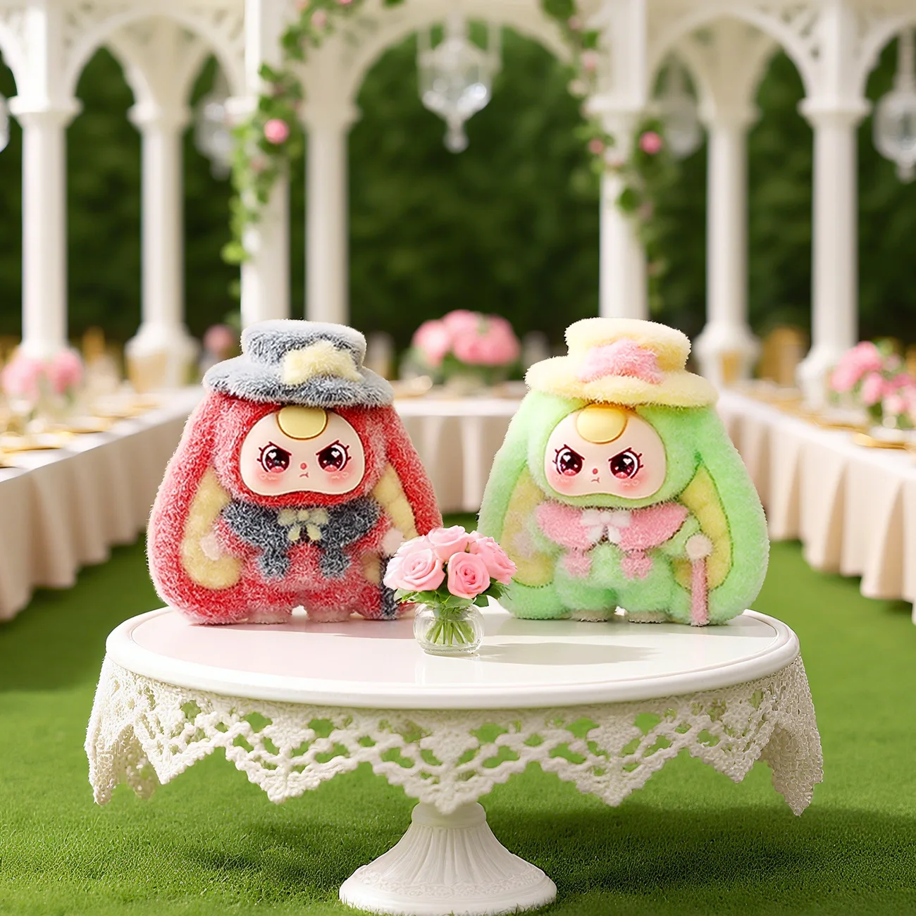 

9pcs cute doll tabletop ornaments