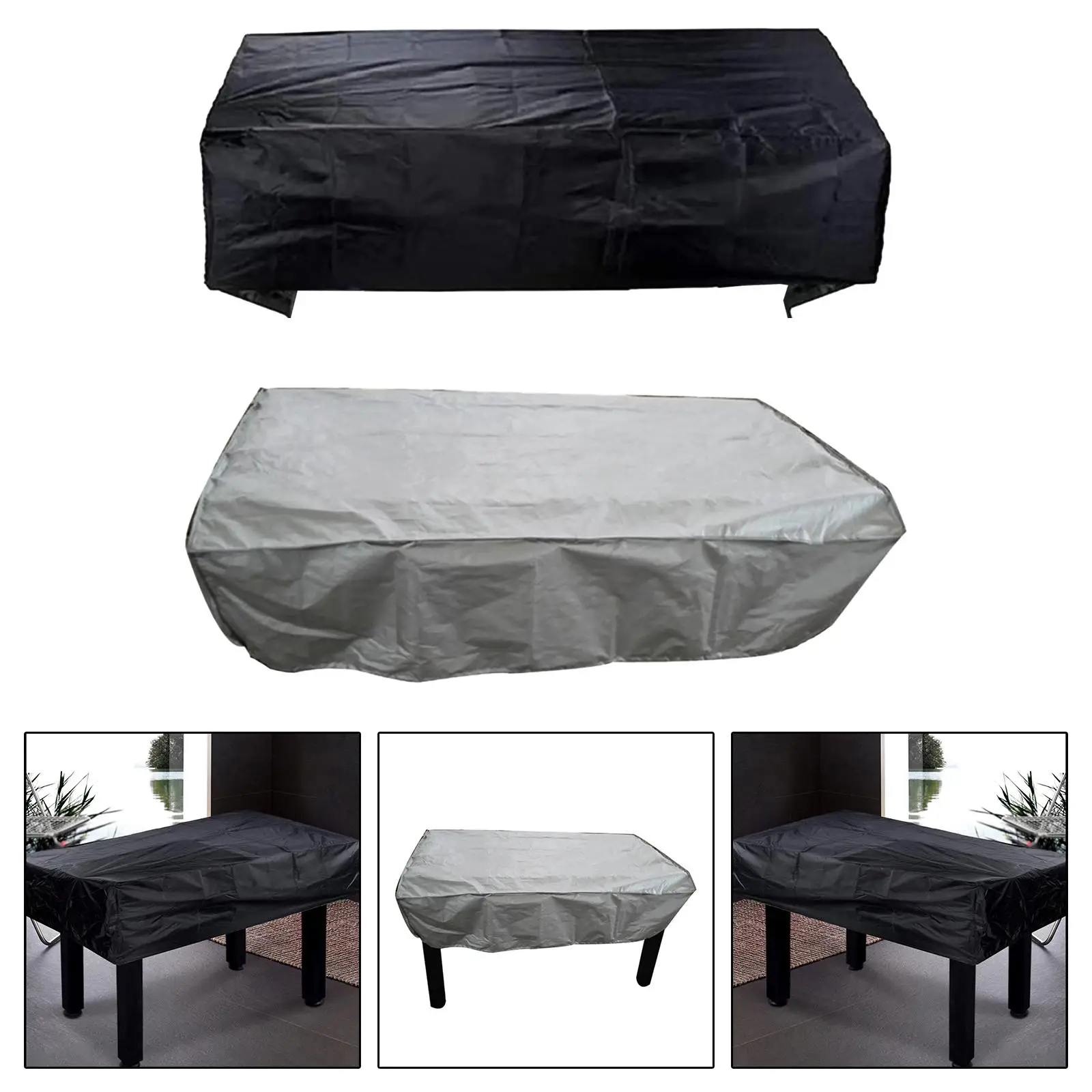 Copertura per tavolo da biliardino, copertura da calcio per sedia da caffè da patio in tessuto Oxford impermeabile