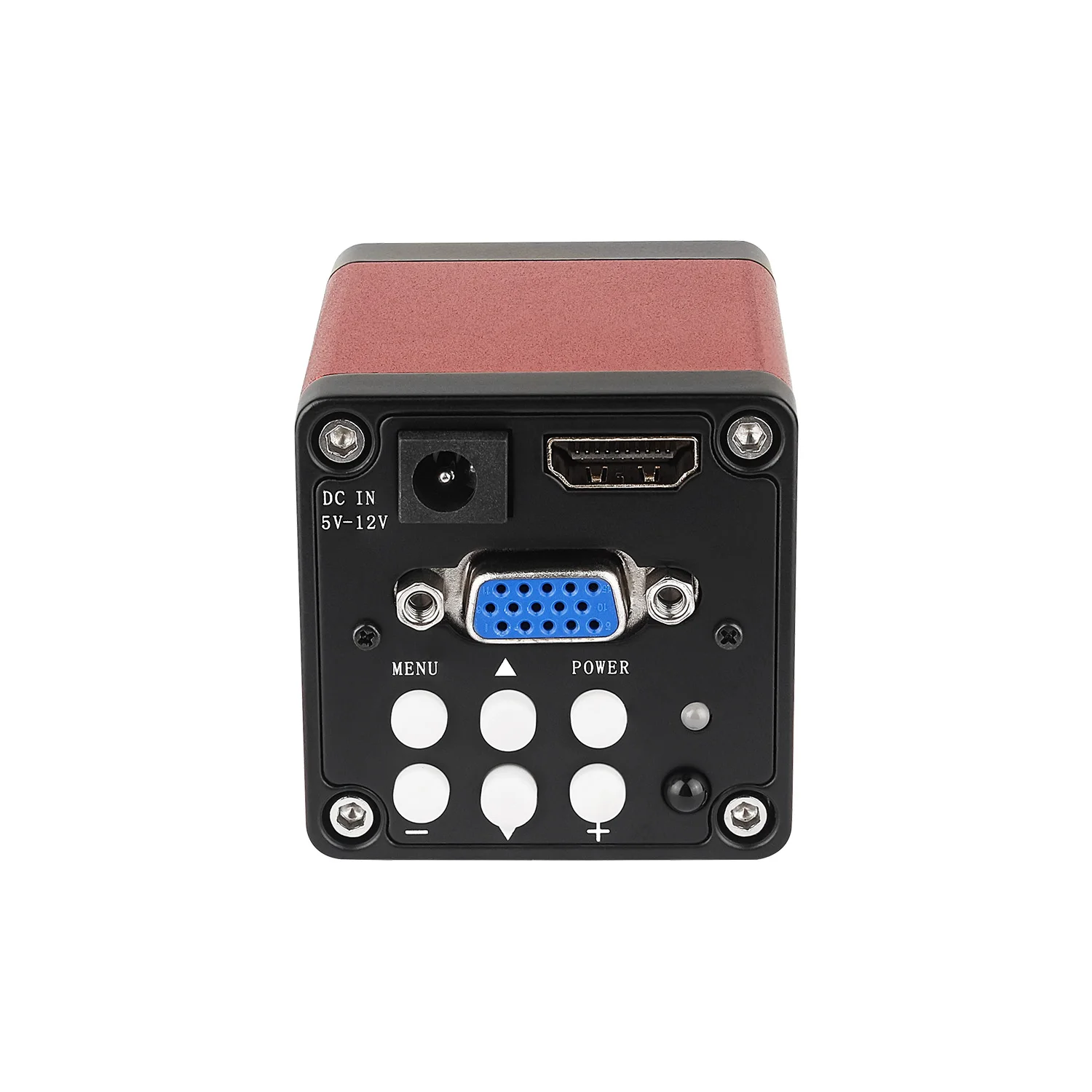 

Red VGA Port Industrial Microscope Zoom 150X Adjustable Metal Arm Stand Bracket for PCB Soldering Phone Repair