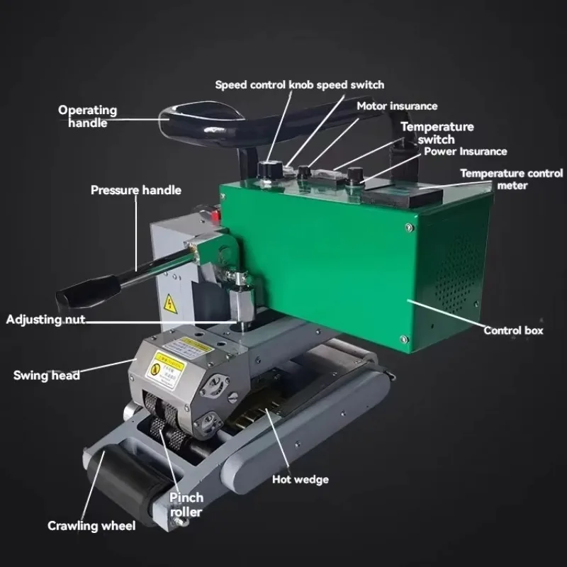 New High-Power PE Geomembrane Welding Machine for Landfill Liner (Model 900)