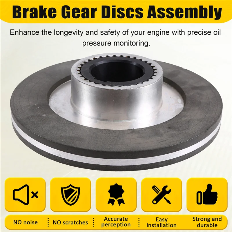 

Precisionn 180MM Electromagnetic Brake Motor Friction Brake Pads Brake Gear Discs Assembly For YEJ160 Base