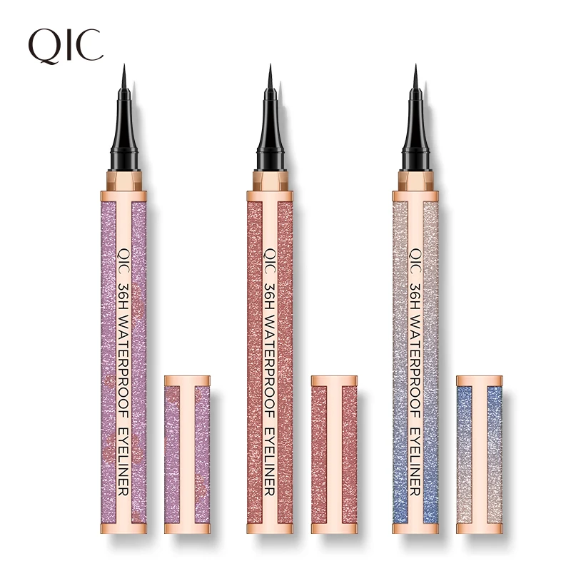 

36H Waterproof Starry Eyeliner Pen, Long-Lasting Quick-Drying High Pigment Smudge-Proof Liquid Eyeliner