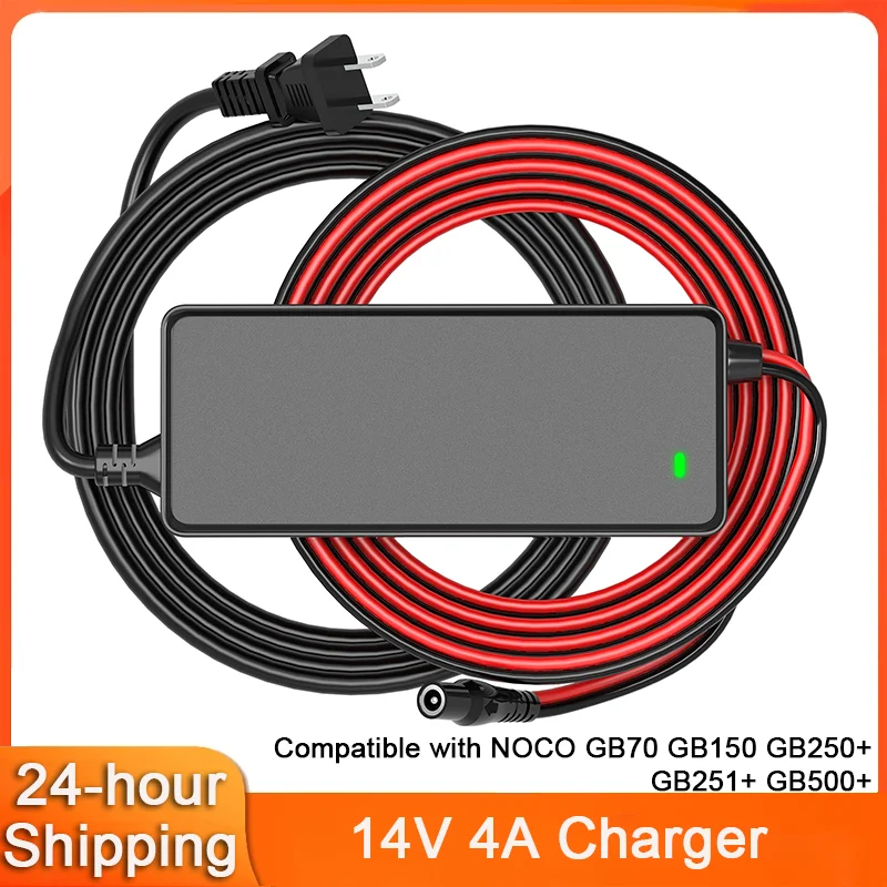 

Адаптер питания XGC4 56 Вт для NOCO GB70 GB150 GB250+ GB251+ GB500+ Genius Boost Ultra Safe 14 В 4 А Зарядное устройство с выходом переменного/постоянного тока XGC