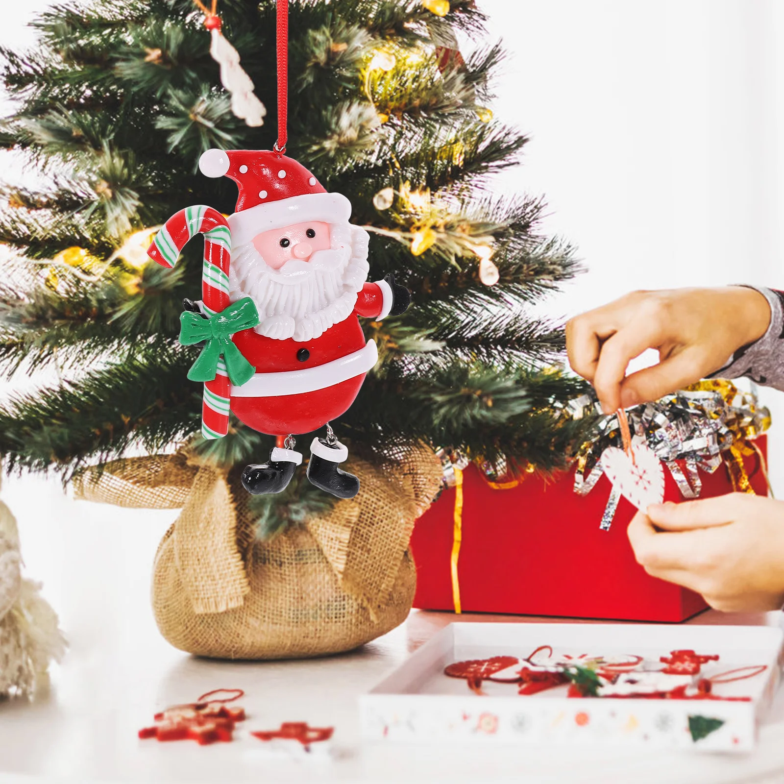 

Christmas Hanging Ornament Holiday Pendant Decoration Xmas Party Prop Lightweight Festive Decorations Home Tree Fireplace Xmas