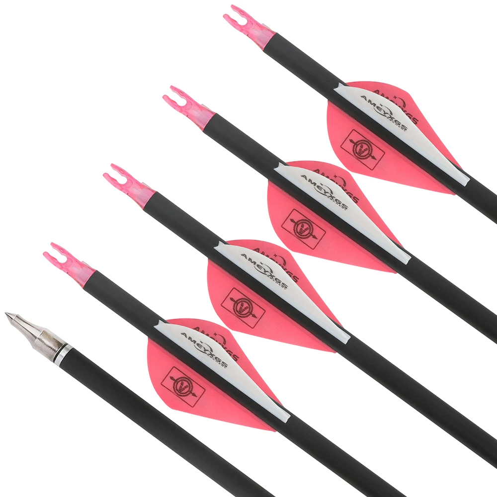 Flechas de carbono Spine500 ID6,2 para arco recurvo y compuesto - imagen 3