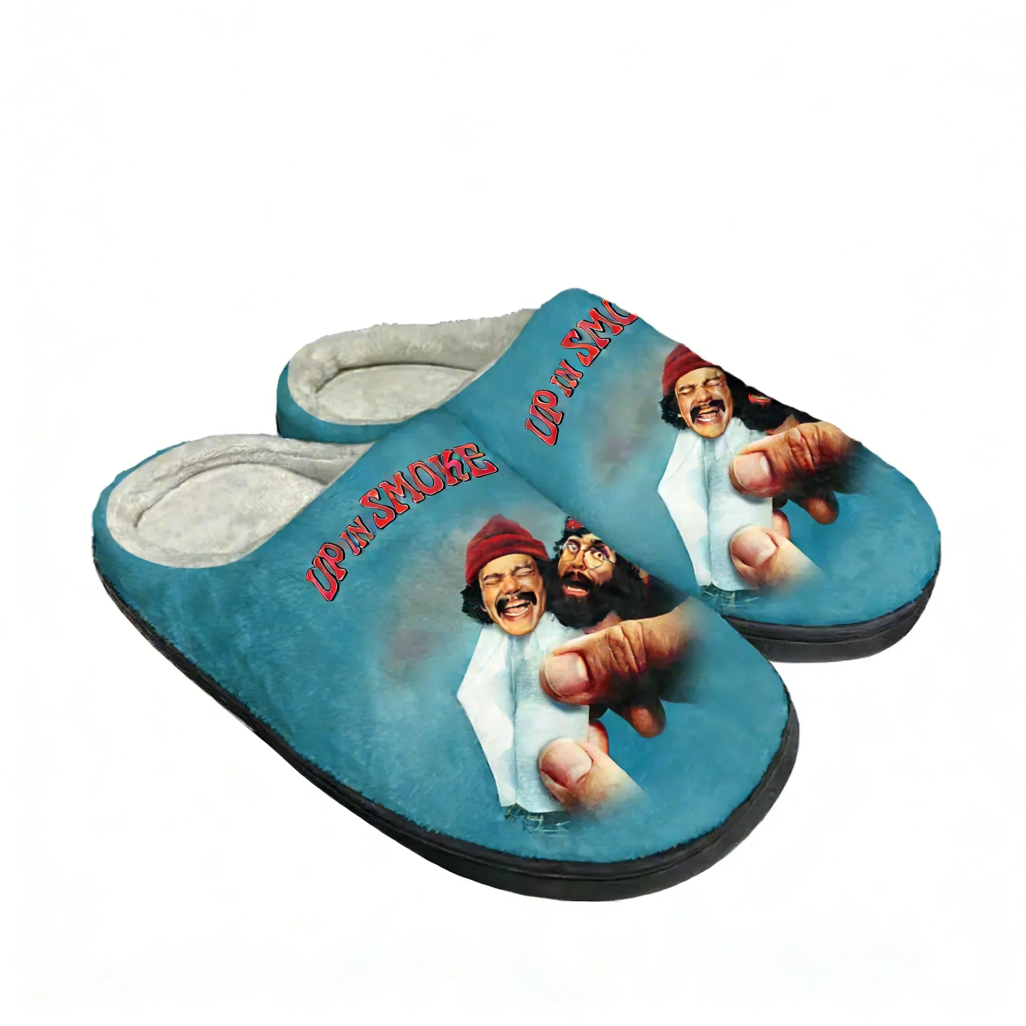 Up in Smoke Cotton Shoe Family Slipper Men Women Teenagers High Quality Fashion Plush Indoor Casual Warm Shoe Customized Slipper