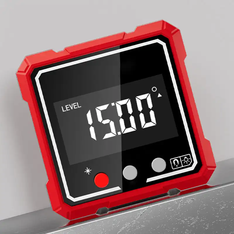 Inclinometer Digitale laser Meethoekmeter Gradenboogsensor Magnetische hellingsmeter Bilaterale laserhoek-/hellingconversie