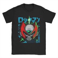 Megaman X Zero Terminator T Shirts Men Women's Pure Cotton Vintage T-Shirts Crewneck  Tees Short Sleeve Clothing Printed