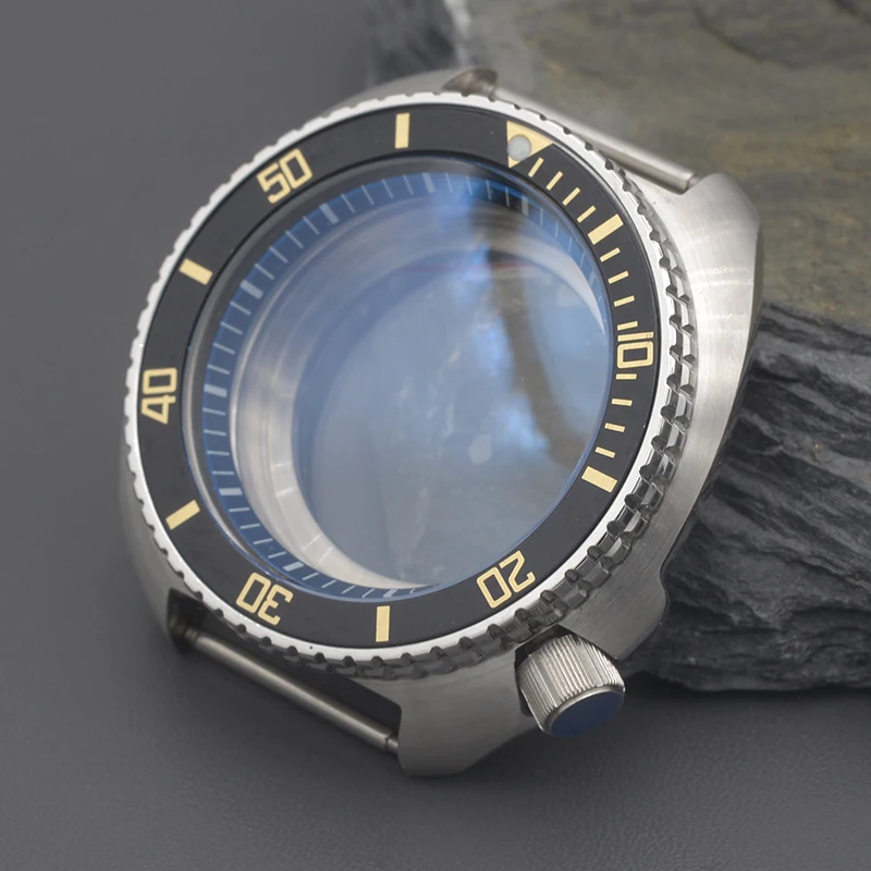 nh35 case skx 6105 6309 silver case with sapphire glass see-through caseback fits NH35 NH36 4R 7S Japan Automatic Movement