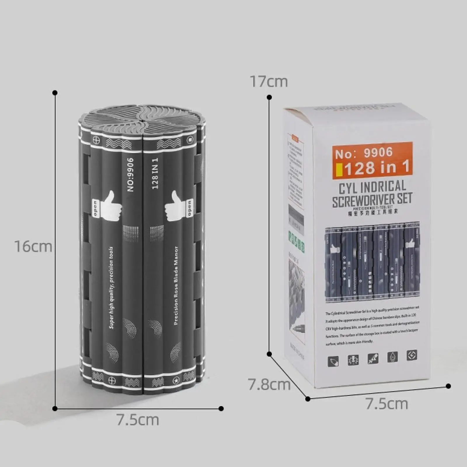 128 in 1 Screwdriver Set Compact Professional for Modding Game Console Watch