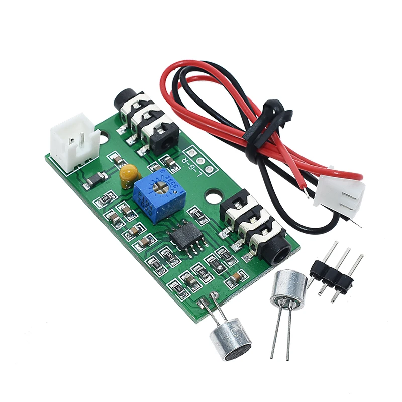 Microphone Pickup Microphone Amplifier Module Gain Adjustable Audio Amplifier Circuit AC Signal Amplifier Board