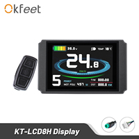 Okfeet KT LCD8H eBike LCD Display Electric Bicycle LCD8H  KT LCD3 Display KT-LCD for Electric Bike LCD
