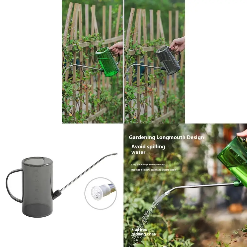 L43A Stylish Watering Can Detachable Long Spout Watering Pot for Efficient Watering