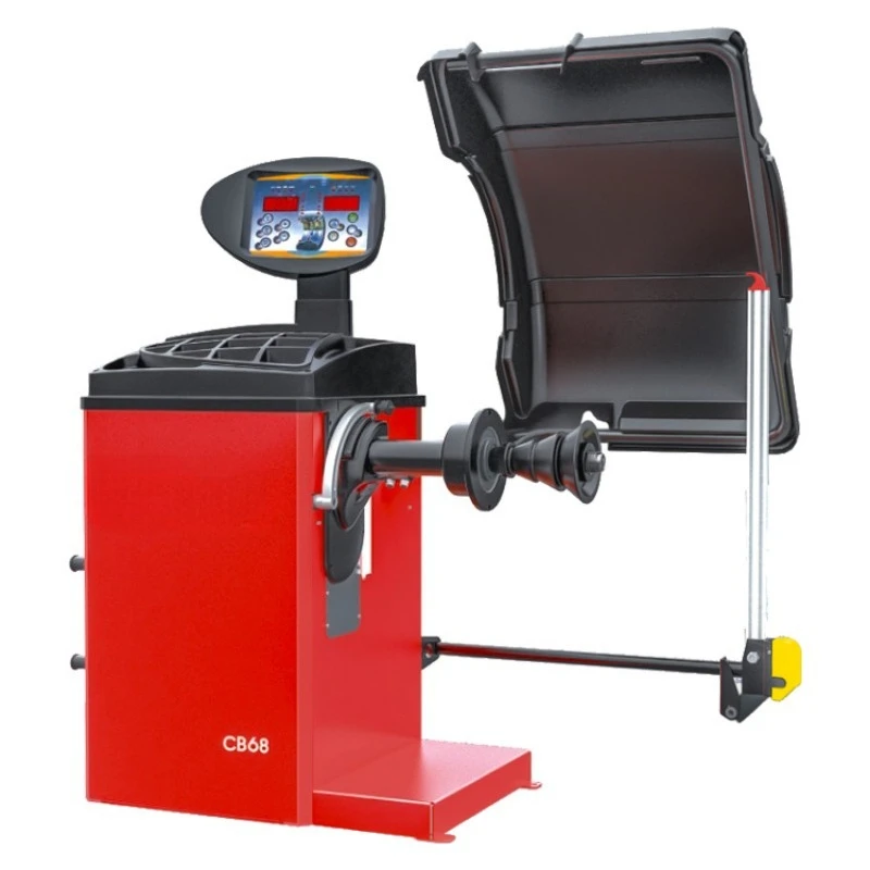 CB68 tire balancing machine motorcycle balance mode parts technology automatic input