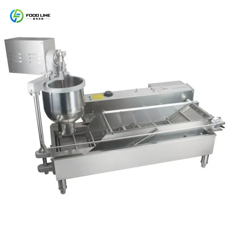 Customized 2 Rows Electric Donut Making Machine For Commercial Use