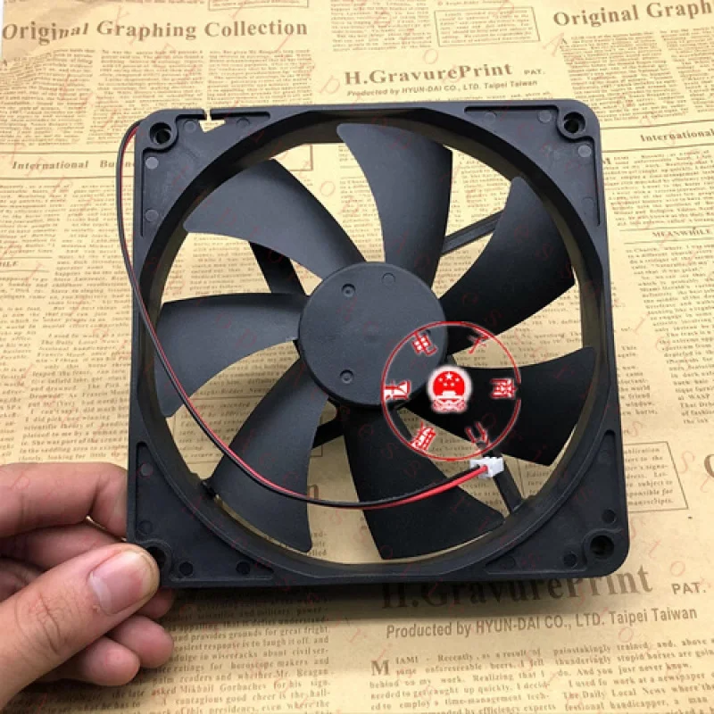 F for Cooler Master A14025-12CB-3BN-F1 DC12V 0.14A 14025 14CM Case Cooling Fan