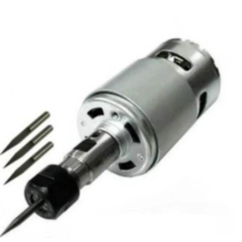 For 775 DC, Ball Bearing Spindle Motor, with ER11 Extension Rod ER11 Eight-piece Set