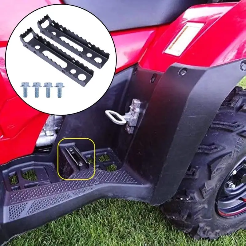 M76E ATV Fußrasten Fußrasten für TRX350FM TRX350TM TRX250TM Paar Set Ersatz – Detail 7