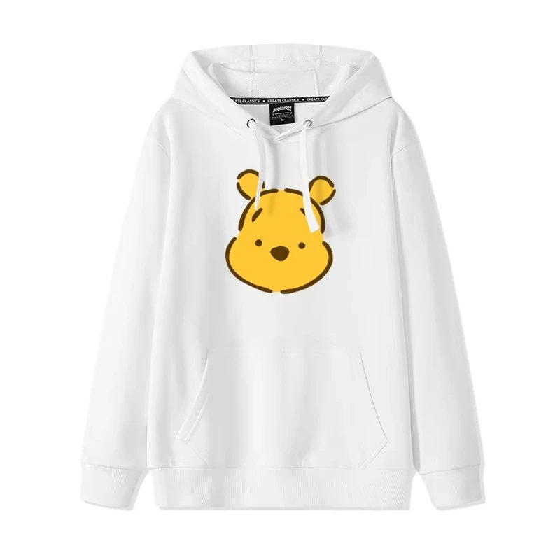 

Cartoon anime cute Pooh Bear hoodie women's Disney loose ins style hooded jacket hoodies clothes hoodies women anime hoodie
