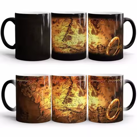 Color Changing Ceramic Mug Thermal Sensitive Magic Coffee Cup for Home And Office Holiday Birthday Gift Idea
