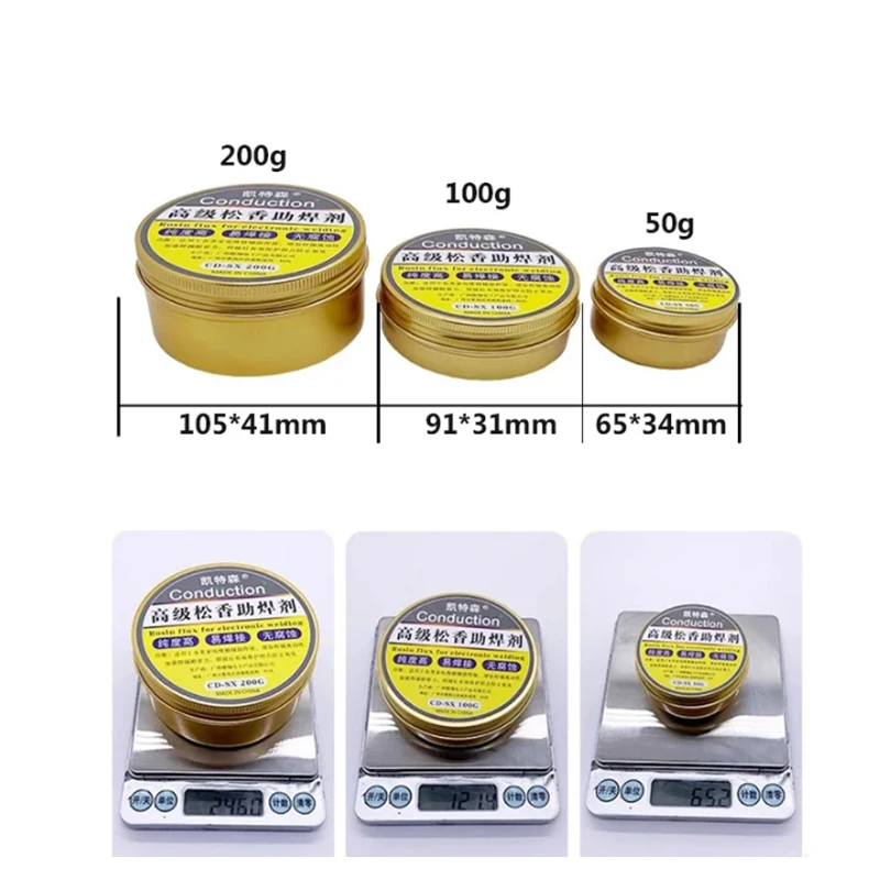 Solder Rosin Flux High Purity Rosin Solder Rosin Flux For Electronic Welding For Electronic LED BGA SMD PGA PCB Rework Repair