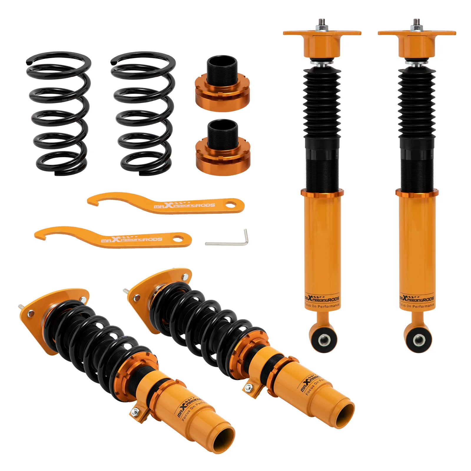 Struts Shock Absorbers Coilovers Suspension Kit For Mazda 3 BK BL Adj. Height