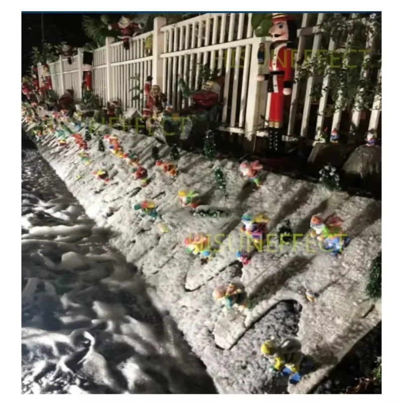 Large Stage Snow Making Machine 2000W Professional Artificial Snow Machine With Liquid Slot For Events Party Festival Shows