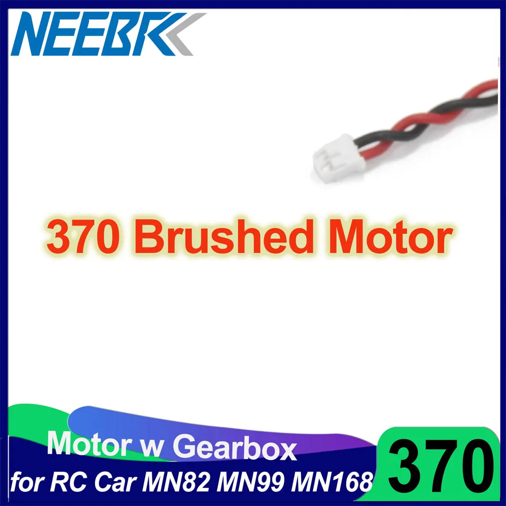 

1/12 MN78 MN82 MN168 MN99S RC Car Accessories 370 Brushed Motor Metal Transmission Gearbox Crawler Vehicle Car Upgrade Parts