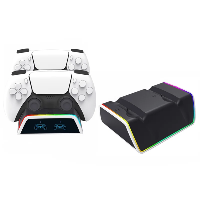 A29F-Зарядная база для беспроводного контроллера с двойной зарядкой RGB Fantasy Light Contact игрового Фото №6