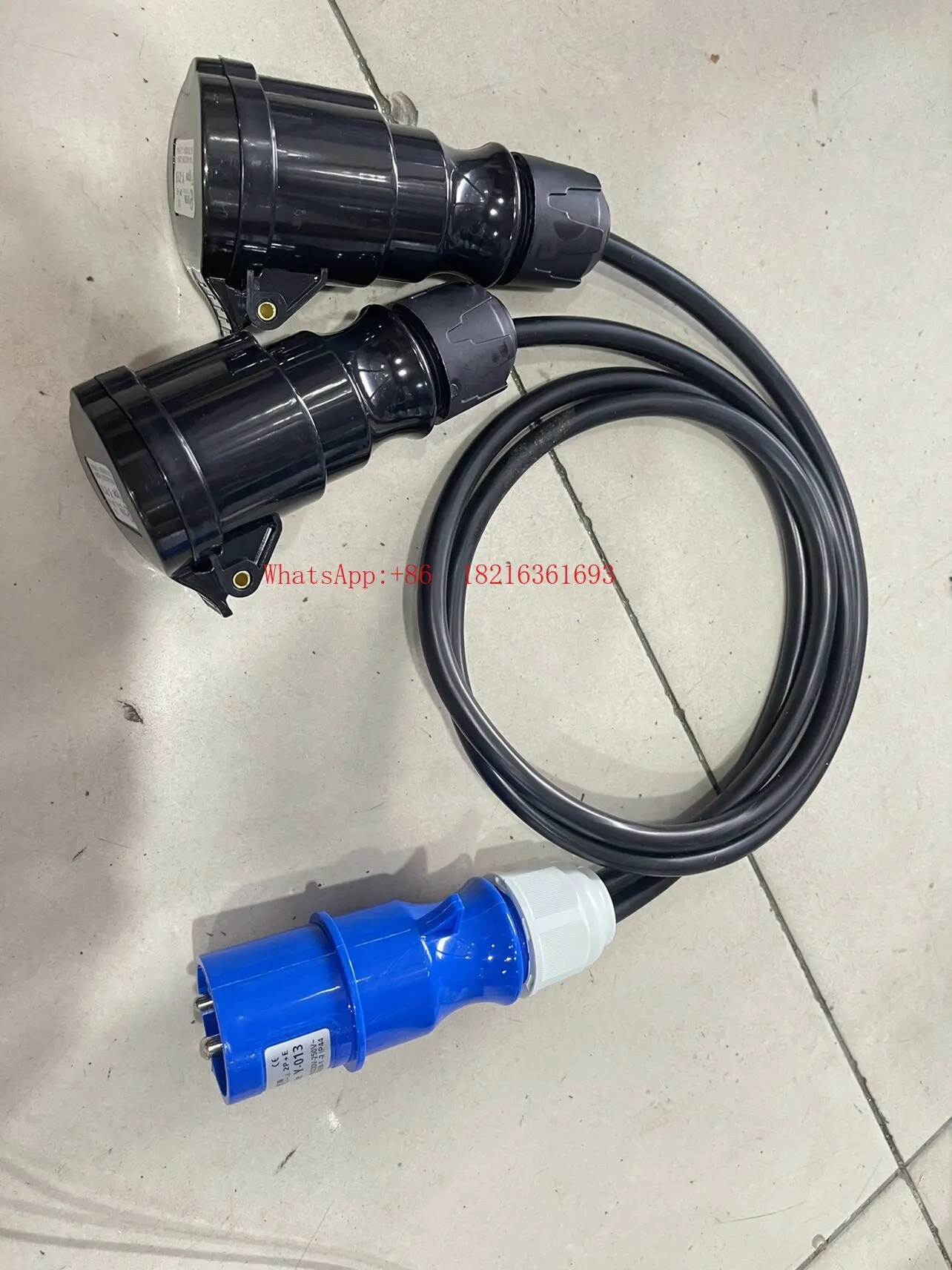 

Авиационный разъем 16А, синий, одноконтактный, с двумя штекерами, для подключения кабеля питания, для осветительного оборудования
