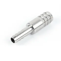 304 Stainless Steel Reducing Barb Coupler ODxL SS304 Straight Connector 6/8/10/12/15/20/25/32mm Extension Water Hose Fitting