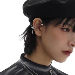 Punk Star Earrings No Piercing rhinestones Star Ear Cuffs Climber Earrings Party Jewelry Ear Clip for Women Girls