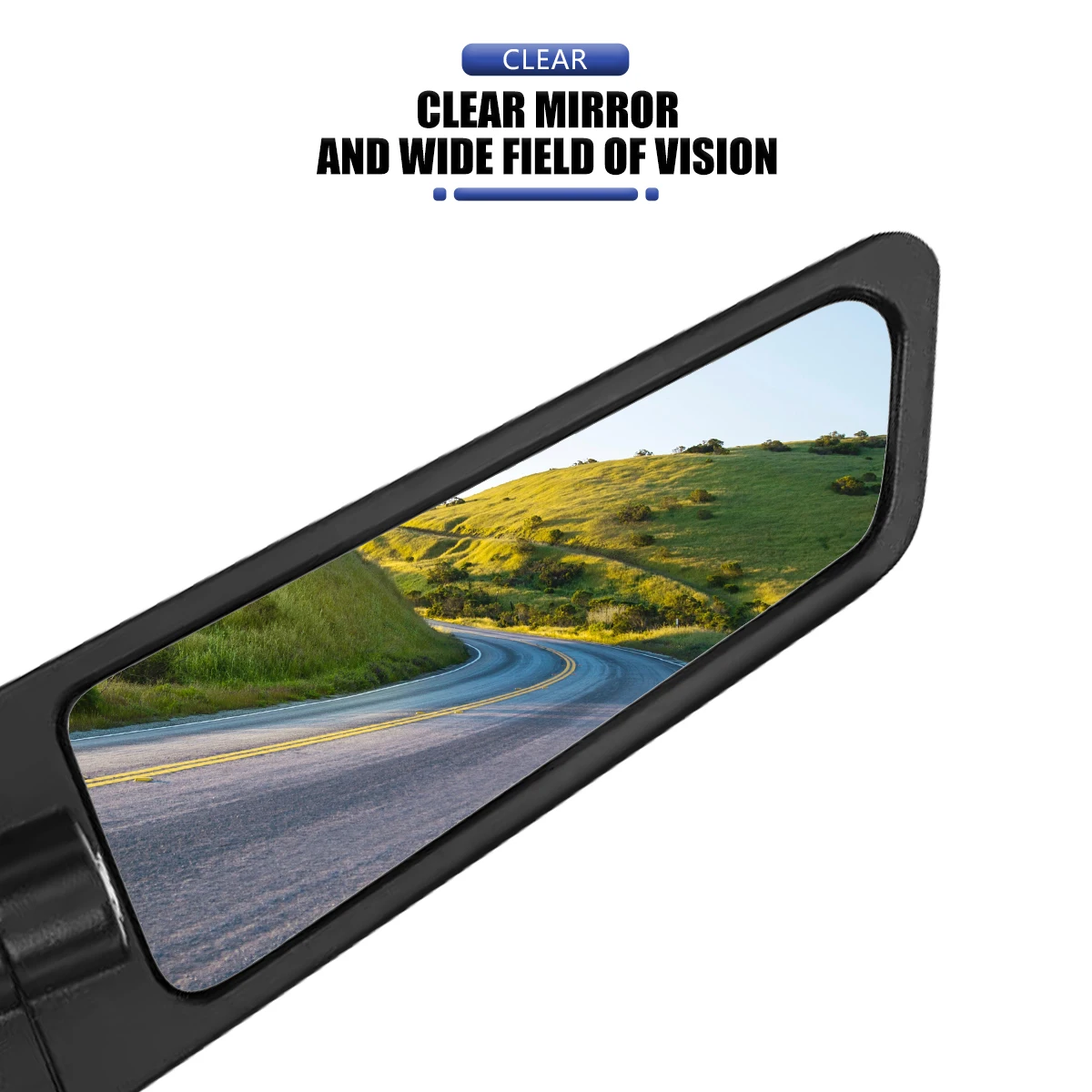 For Aprilia MANA 850 GT DORSODURO 1200 750 Universal Motorcycle Mirror Wind Wing side Rearview Reversing mirror image 3